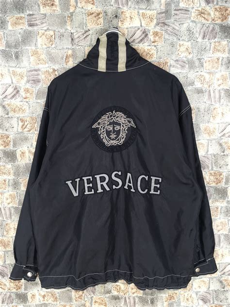 vintage versace jeans couture big logo jacket|versace jeans couture vintage.